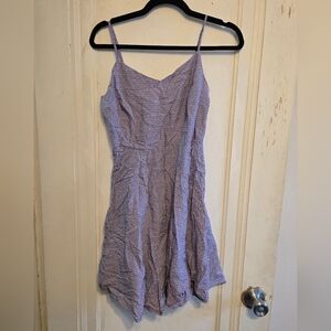 purple geometric print size small women's dress from old navy